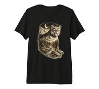 Puma Wildlife Coloré Animal Design Cougar Wildernerness T-Shirt Haut de Gamme