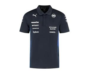 PUMA Williams Racing Formula 1 Polo Équipe Homme 2025 - Bleu Marine - Taille: XL