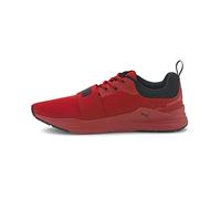 Puma Wired Run Jr Chaussures de Running Unisexes pour Enfant, Rouge, 40 EU