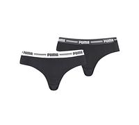 Puma Brazilian sous-vêtement, Noir, XS (Lot de 2) Femme
