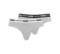 Puma Brazilian sous-vêtement, Gris, L (Lot de 2) Femme