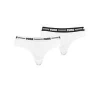 Puma Brazilian sous-vêtement, Blanc, M (Lot de 2) Femme