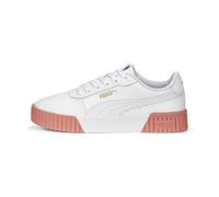 PUMA Women Carina 2.0 Baskets, Puma White Hibiscus Flower Puma Gold, 36 EU