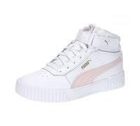 PUMA Women Carina 2.0 Mid Baskets, Puma White Frosty Pink Puma Gold, 40 EU