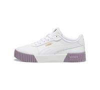 PUMA Femme Carina 2.0 Sneaker, White-Pale Plum Gold, 38.5 EU