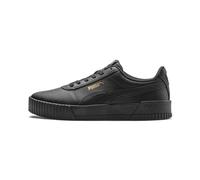 PUMA Women Carina L Sneakers, Puma Black-Puma Black-Puma Team Gold, 39 EU