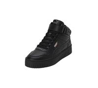 PUMA Women Carina Street Mid Baskets, Puma Black Puma Black Rose Gold, 37.5 EU