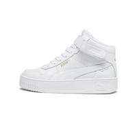 PUMA Women Carina Street Mid Baskets, White Gold, 38 EU