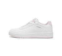 PUMA Women Court Classy Baskets, Puma White Whisp Of Pink Puma Silver, 38.5 EU