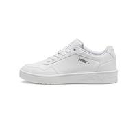 Puma Women Court Classy Sneakers, White Silver Metallic, 42 EU
