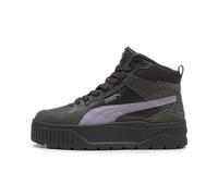 PUMA Women Karmen II Idol Mid WTR Sneaker, Flat Dark Gray-Pale Plum-PUMA Silver, 37.5 EU