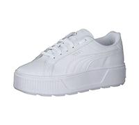 PUMA Women Karmen L Baskets, Puma White Puma White Puma Silver, 41 EU