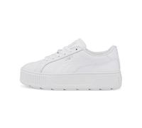 PUMA Women Karmen L Baskets, Puma White Puma White Puma Silver, 42.5 EU