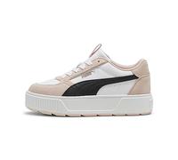Puma Women Karmen Rebelle Sd Sneakers, Puma White-Puma Black-Rose Quartz, 40.5 EU