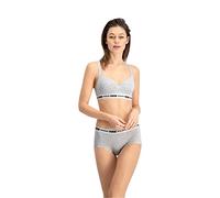 PUMA Soutien-gorge gris chiné / noir, Taille 100