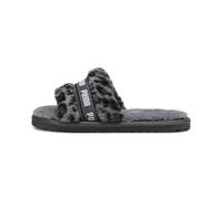Puma Women Puma Fluff I Am The Drama Slide Sandals, Mineral Gray-Stormy Slate-Puma Black, 38 EU