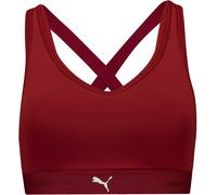 Puma Women Sporty Padded Top 1P Low Impact Sports Bra Womens Bourgogne 12 (M) Female