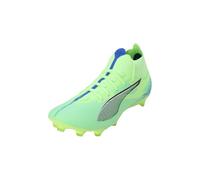 PUMA Women Ultra 5 Match+ FG/AG Wn's Soccer Shoe, Fizzy Apple-PUMA White-BLUEMAZING, 37 EU