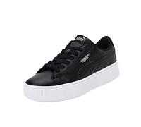 PUMA Baskets basses 'Vikky Stacked' noir / blanc, Taille 39-39,5