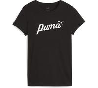 Puma Women's Essential Script Regular Fit T-Shirt Puma Noir 12 (M) Female