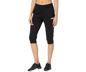 Puma Women's Essentials Capri Sweatpants, Black, X-Large