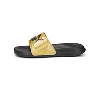 PUMA Women's Fashion Shoes POPCAT 20 WNS IRRIDESCENT Slide Sandal, IRIDESCENT-PUMA BLACK, 38