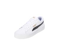 PUMA Women's Fashion Shoes SMASH PLATFORM V3 Trainers & Sneakers, PUMA WHITE-PUMA BLACK-PUMA GOLD, 42