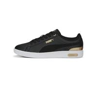 PUMA Women's Fashion Shoes VIKKY V3 SPACE METALLICS Trainers & Sneakers, PUMA BLACK-PUMA GOLD-PUMA WHITE, 38