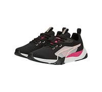 PUMA Women's Fashion Shoes ZORA Trainers & Sneakers, PUMA BLACK-ROSE DUST-ORCHID SHADOW, 40.5