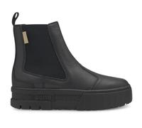 Puma Womens Mayze Round Toe Chelsea Boots Ankle Low Heel 1-2" - Black - Size 6 M