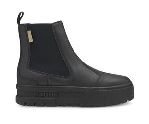 Puma Womens Mayze Round Toe Chelsea Boots Ankle Low Heel 1-2" - Black - Size 6 M