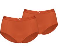 Puma Women's Printed Hipster Briefs Orange flamme 16 (XL) Female