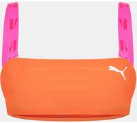 Puma Women's Swim Bandeau Bikini Rose / Piment 10 (S) Female