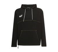 PUMA WORK WEAR Sweat à Capuche - Sweat à Capuche avec Cordon de Serrage réglable - Noir-Néon - Taille M