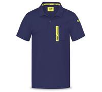 PUMA Workwear Advanced Collection - Polo pour homme à manches courtes - Poche poitrine et poche utilitaire sur l'épaule - Tissu résistant et respirant - Pour l'artisanat et la logistique, Marine, M