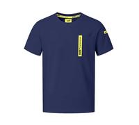 PUMA Workwear Advanced Collection - T-shirts pour homme - Poche poitrine et poche utilitaire sur l'épaule - En tissu résistant et respirant - Pour l'artisanat et la logistique, Marine, L