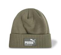 PUMA Workwear Bonnet Homme Hiver Beanie - Bonnet tricoté avec Rembourrage Thermique pour Les Oreilles, Bonnet d'hiver Respirant - Certifié Oeko-TEX, pour Les activités en Plein air - Olive