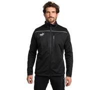 PUMA Workwear Essentials - Veste softshell de qualité supérieure pour homme - Veste de travail en tissu softshell à trois couches - Pour l'artisanat, la production et la construction, Noir , XXL
