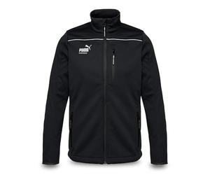PUMA Workwear Essentials - Veste softshell de qualité supérieure pour homme - Veste de travail en tissu softshell à trois couches - Pour l'artisanat, la production et la construction, Noir , 3XL