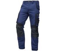 PUMA Workwear Precision X Pantalon de Travail pour Hommes, Nombreuses Poches & Genoux renforcés - Idéal pour Les Artisans, Les ouvriers de Production et de Construction - Bleu Marine - Taille 52