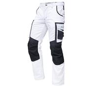 PUMA Workwear Precision X Pantalon de Travail pour Hommes, Nombreuses Poches & Genoux renforcés - Idéal pour Les Artisans, Les ouvriers de Production et de Construction - Blanc - Taille 58