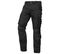 PUMA Workwear Precision X Pantalon de Travail pour Hommes, Nombreuses Poches & Genoux renforcés - Idéal pour Les Artisans, Les ouvriers de Production et de Construction - Noir - Taille 58