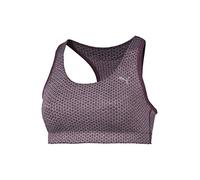 Puma WT Esential Graphic Brassière de Sport pour Femme Medium Multicolore - Mehrfarbig (Italian Plum, Jacquard)