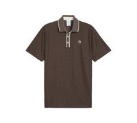PUMA x ARNOLD PALMER Tipped Jacquard Golf Polo Men, Vêtements, Flat Bronze, S S