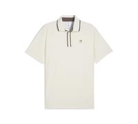 PUMA x ARNOLD PALMER Tipped Jacquard Golf Polo Men, Vêtements, Warm Blanc, S S
