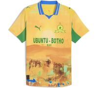 Puma X Kidssuper Mamelodi Sundowns Club Home Shirt 2025 2026 Adults Jaune/Vert S Male