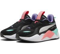 Puma -X Metallic Trainers Juniors Noir/Argent 5.5 (38.5) Male