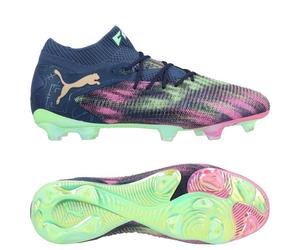 PUMA X Unisport Future 8 Ultimate FG Vikings - Persian Blue/Pink Pixel/Vert/Doré ÉDITION LIMITÉE - Herbe naturelle (FG) 42
