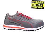 Puma Xelerate Tricot Polyvalent Flexible Basse Chaussure De Sécurité Grise