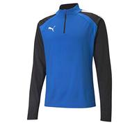 PUMA Zip Top TeamLIGA T-Shirt zippé 1/4, Bleu électrique, M Homme